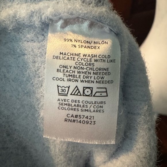 Loft Plus Size 16/18 Cashmere-like Button Down Cardigan Sweater Light Blue - Picture 7 of 10